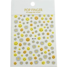 Pileli Store Papatya Emoji Tattoo Dövme Sticker