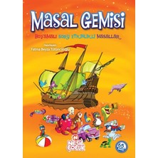 Trend Movira Masal Gemisi Boyamalı Soru Etkinlikli Masallar