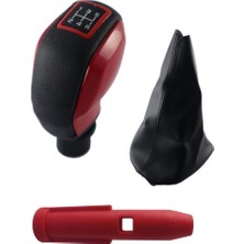 Zetoto Peugeot Partner 207 301 307 407 508 206 Spor Vites Topuzu Renkli Kırmızı Topuz + 307 Körük
