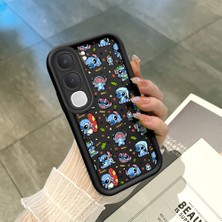 Ucuc Vivo Y31/Y21D Uyumlu Siyah Silikon Şık Baskı Kılıf Darbeye Dayanıklı Kamera Korumalı