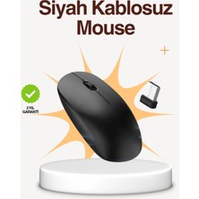Pileli Store Pilelistore  Kablosuz Sessiz Mouse – Ayarlanabilir Dpı ve USB Bağlantılı