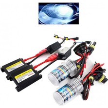 H7 Klasik Gazlı Xenon Oto Ampul Seti Universal 8000K Parlaklık