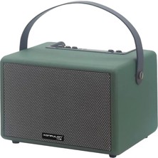 Esranın Dünyası Konfulon F31 50W Sürücülü 2 Adet Mikrofonlu Bt 5.2 Kablosuz Hoparlör - Yeşil