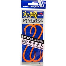 Calperia 5 Adet Red Back Curly Tai Rubber Worm Seti