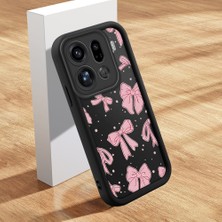 Ucuc Oppo Find X9 Pro 5g Uyumlu Siyah Silikon Şık Baskı Kılıf Darbeye Dayanıklı Kamera Korumalı