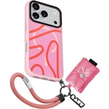 Laut iPhone 17 Pro Manyetik Desenli Kılıf – Magsafe Uyumlu Tpu/pc Premium Koruma Pembe