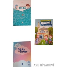 Etkinliklerle Elif-Bâ+Etkinliklerle Dinimi Öğreniyorum+Çocuklar Için Dualar ve Sureler-