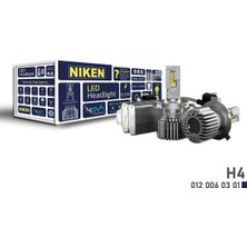 Yüksek Parlaklık H4 LED Xenon Far Ampulü, 12000 Lümen, Güçlü Aydınlatma