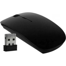 Pileli Store Pilelistore  Siyah Wireless Kablosuz Sessiz Mouse Bluetooth Bağlantılı