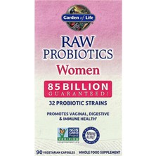 Garden Of Life, Raw Probiotics, Women, 85 Billion, 90 Vegetarian Capsules.