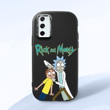 Ucuc Samsung Galaxy S20 Fe 4g/5g Uyumlu Darbe Emici Kamera Korumalı Siyah Silikon Baskı Desenli Kılıf