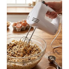 Pileli Store Pilelistore  Mutfak El Mikseri 250W Paslanmaz Çelik Çift Çırpıcılı Mikser