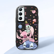 Ucuc Realme C65 4g Uyumlu Darbe Emici Kamera Korumalı Siyah Silikon Özel Baskı Desenli Kılıf