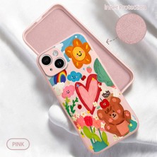 Ucuc iPhone 14 Uyumlu Iç Kadife Yüzey Kamera Koruması Anti-Darbe Silikon Kılıf