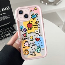 Ucuc iPhone 14 Plus Uyumlu Manyetik Halkalı Yarı Sayda Mat Kamera Koruma Anti-Darbe Silikon Kılıf