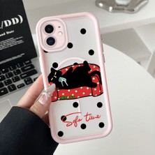 Ucuc iPhone 11 Uyumlu Manyetik Halkalı Yarı Sayda Mat Kamera Koruma Anti-Darbe Silikon Kılıf
