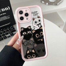 Ucuc iPhone 14 Pro Uyumlu Manyetik Halkalı Yarı Sayda Mat Kamera Koruma Anti-Darbe Silikon Kılıf