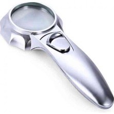 Ata Store -7x Büyüteç 6 LED Işık Aydınlatma 50MM Optik Lens El Büyüteç ( Lisinya )