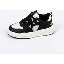 Pico Kids Jacop Siyah Beyaz Erkek Çocuk Spor Ayakkabı