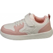 Pico Kids Eldon Pudra Beyaz Kız Çocuk Spor Ayakkabı
