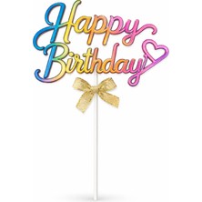 Bkmc Happy Birthday Pasta Süsü Pleksi – Iyi Ki Doğdun Pasta Üstü Yazı
