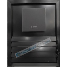 Bosch F1700 Ws 100 Mat Siyah Fanlı Menfez 95M³/H 35X45 cm