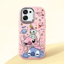 Ucuc Oppo F31 Uyumlu Darbe Emici Kamera Korumalı Pembe Silikon Özel Baskı Desenli Kılıf