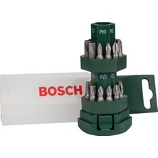 Bosch Diy-P 25 Parça Vidalama Ucu Seti, Çok Amaçlı ve Dayanıklı Takım