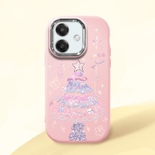 Ucuc Oppo A3/A3X 4g/5g Uyumlu Darbe Emici Kamera Korumalı Pembe Silikon Özel Baskı Desenli Kılıf