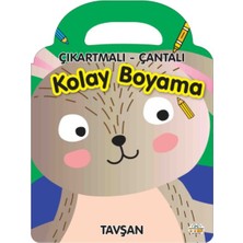 Hayat Store Tavşan - Çıkartmalı-Çantalı Kolay Boyama