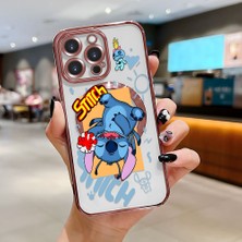 Ucuc iPhone 15 Pro Max Uyumlu Şeffaf Arka Yüzeyli Manyetik Darbeye Dayanıklı Silikon Kılıf