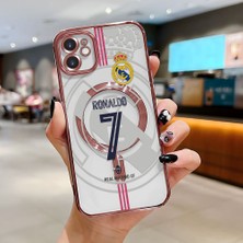 Ucuc iPhone 11 Uyumlu Şeffaf Arka Yüzeyli Manyetik Darbeye Dayanıklı Silikon Kılıf