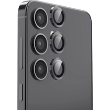 Hayat Store Samsung Galaxy S24 Fe Raze Metal Kamera Lens - Siyah
