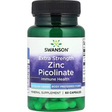 Swanson Zinc Picolinate 50 Mg 60 Capsules