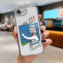 Ucuc iPhone 16E Uyumlu Şeffaf Arka Yüzeyli Manyetik Darbeye Dayanıklı Silikon Kılıf