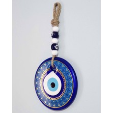 All4comfort Hediyelik Cam Nazar Boncuğu | Dekoratif Duvar Süsü / Aksesuar