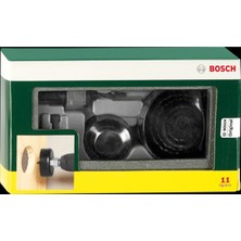 Bosch 11 Parça Delik Açma Testeresi Panç Seti, Pratik ve Çok Yönlü Çanta ile