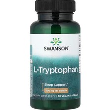 Swanson L-Tryptophan Sleep Support 500 Mg 60 Capsules