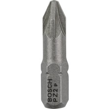 Bosch Yüksek Dayanıklı Vidalama Ucu Seti 2X25MM, 100'LÜ, Profesyonel Kalite