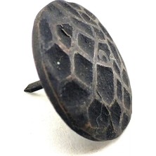 Hayat Store Antika Tarz Dekoratif Pirinç Desenli Kabara No4 - 35 Mm, Oksit