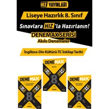 Hız Yayınları Denemax Akıllı Deneme Ingilizce-Tc Inkilap Tarihi-Din Kültürü Seti 3 Kaynak