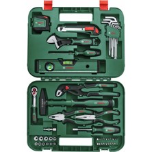 Bosch 52 Parça Çok Amaçlı El Aletleri Seti, Ev ve Bahçe Için Uygun