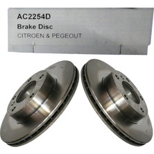 Gutsy Peugeot-Cıtroen Fren Diski (Arka) (X2) Peugeot 205 1.9gtı (89-92). 309 1.9gtı 16V (87-93) 424699-4246H0 Valeo 186196
