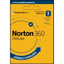 Norton 360 Deluxe 2027 50GB - 5 Cihaz 1 Yıl Abonelik Kodu