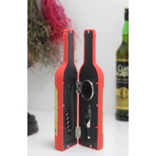 Hayat Store Şişe Tirbuşon Seti Küçük Kırmızı ALK2627
