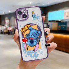 Ucuc iPhone 15 Plus Uyumlu Şeffaf Arka Yüzeyli Manyetik Darbeye Dayanıklı Silikon Kılıf