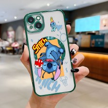 Ucuc iPhone 15 Plus Uyumlu Şeffaf Arka Yüzeyli Manyetik Darbeye Dayanıklı Silikon Kılıf