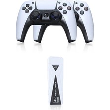 Hayat Store Y5 64GB Android Dual Pad 4K Game Stick - Beyaz