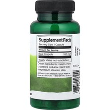 Swanson Bee Propolis Immune Health 550 Mg 60 Capsules