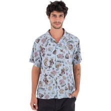 Hurley Woven Etam Erkek Mavi Tişört